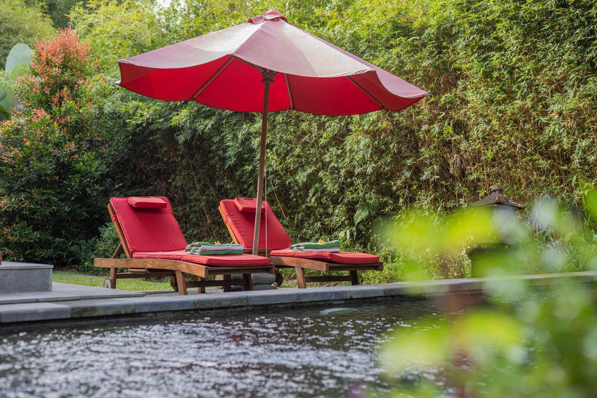 Suara Air Luxury Villa Ubud Quarto foto