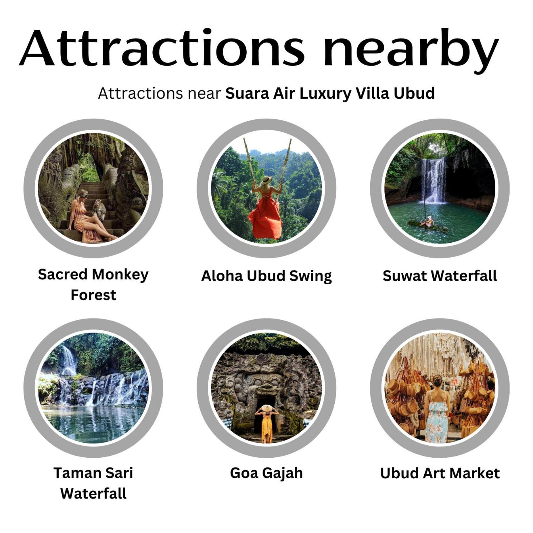 Suara Air Luxury Villa Ubud Exterior foto