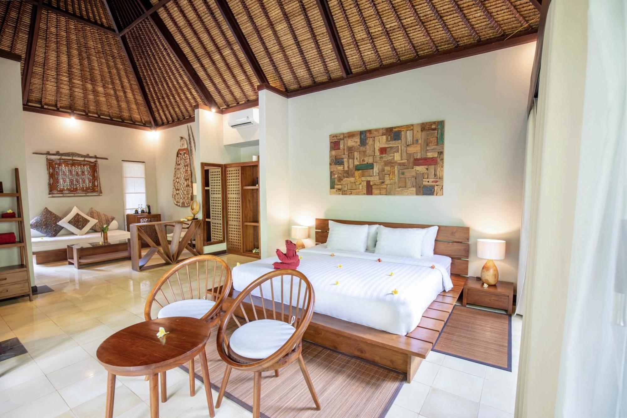 Suara Air Luxury Villa Ubud Quarto foto